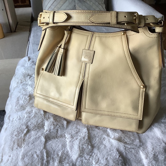 Dooney & Bourke Clayton Florentine Leather Satchel - Picture 2 of 5